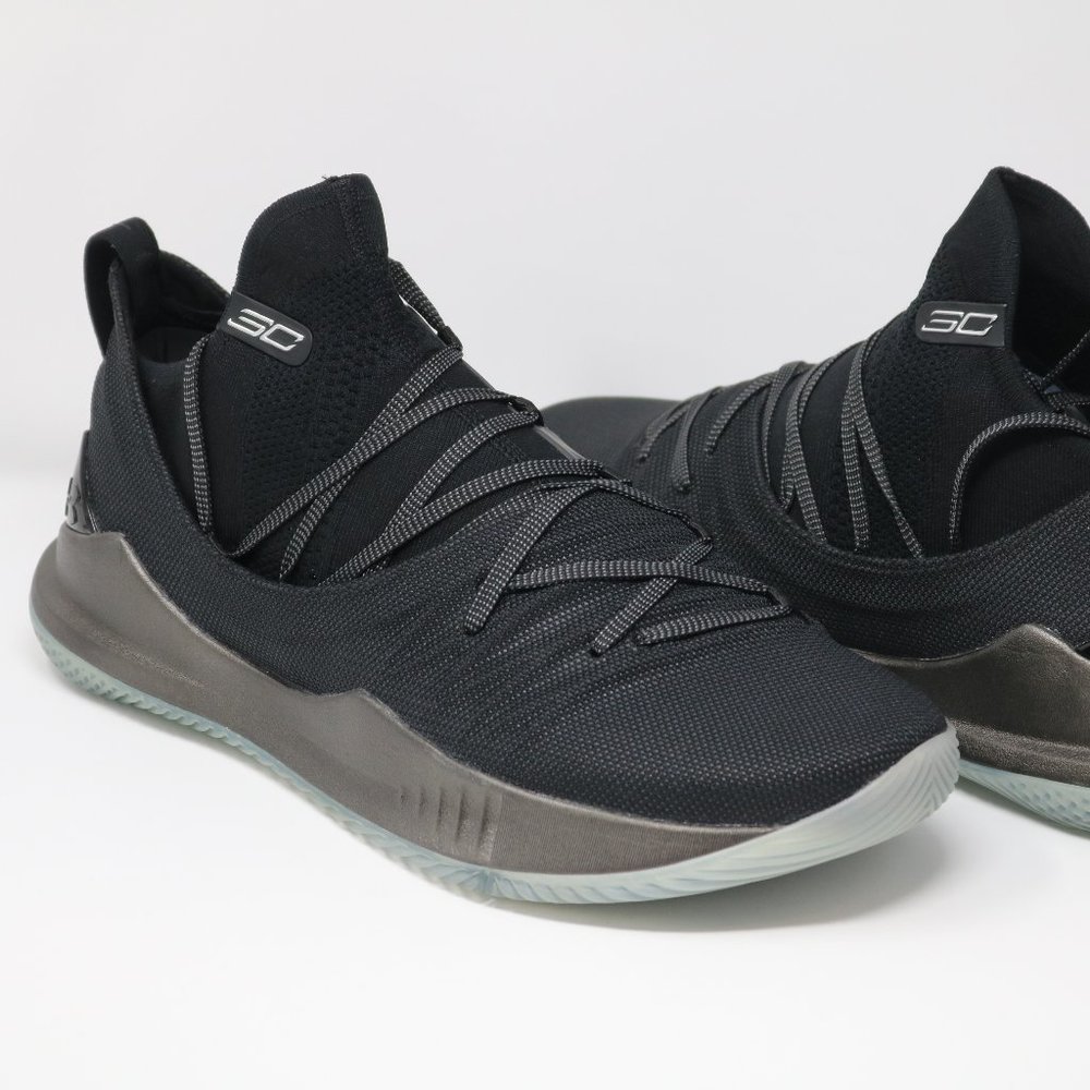 UA Curry 5 Pi Day Black Metallic Iron Limited New